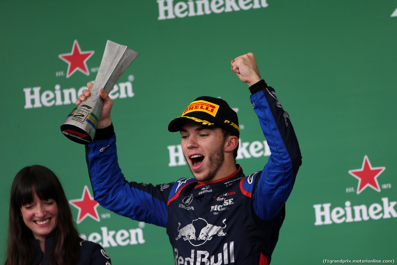GP BRASILE, 17.11.2019 - Gara, 2nd place Pierre Gasly (FRA) Scuderia Toro Rosso STR14