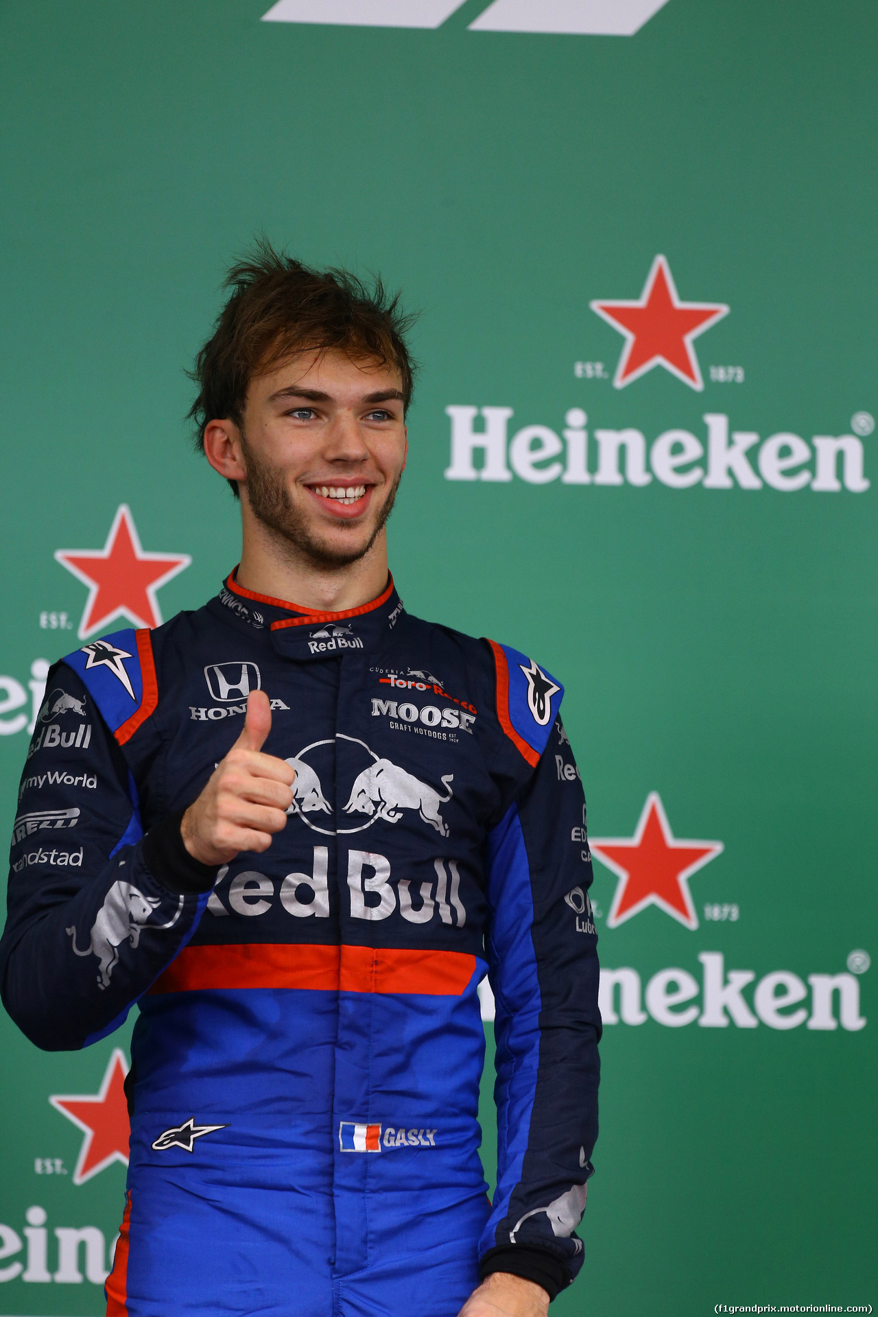GP BRASILE, 17.11.2019 - Gara, 2nd place Pierre Gasly (FRA) Scuderia Toro Rosso STR14