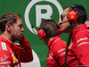 GP BRASILE, 17.11.2019 - Gara, Sebastian Vettel (GER) Ferrari SF90 e Riccardo Adami (ITA) Ferrari Gara Engineer