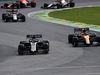 GP BRASILE, 17.11.2019 - Gara, Romain Grosjean (FRA) Haas F1 Team VF-19 e Carlos Sainz Jr (ESP) Mclaren F1 Team MCL34