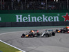 GP BRASILE, 17.11.2019 - Gara, Max Verstappen (NED) Red Bull Racing RB15 e Lewis Hamilton (GBR) Mercedes AMG F1 W10