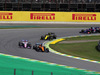 GP BRASILE, 17.11.2019 - Gara, Sergio Perez (MEX) Racing Point F1 Team RP19 e Carlos Sainz Jr (ESP) Mclaren F1 Team MCL34