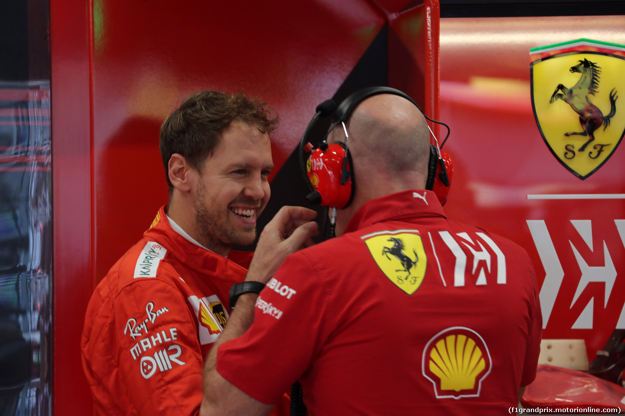 GP BRASILE, 16.11.2019 - Prove Libere 3, Sebastian Vettel (GER) Ferrari SF90