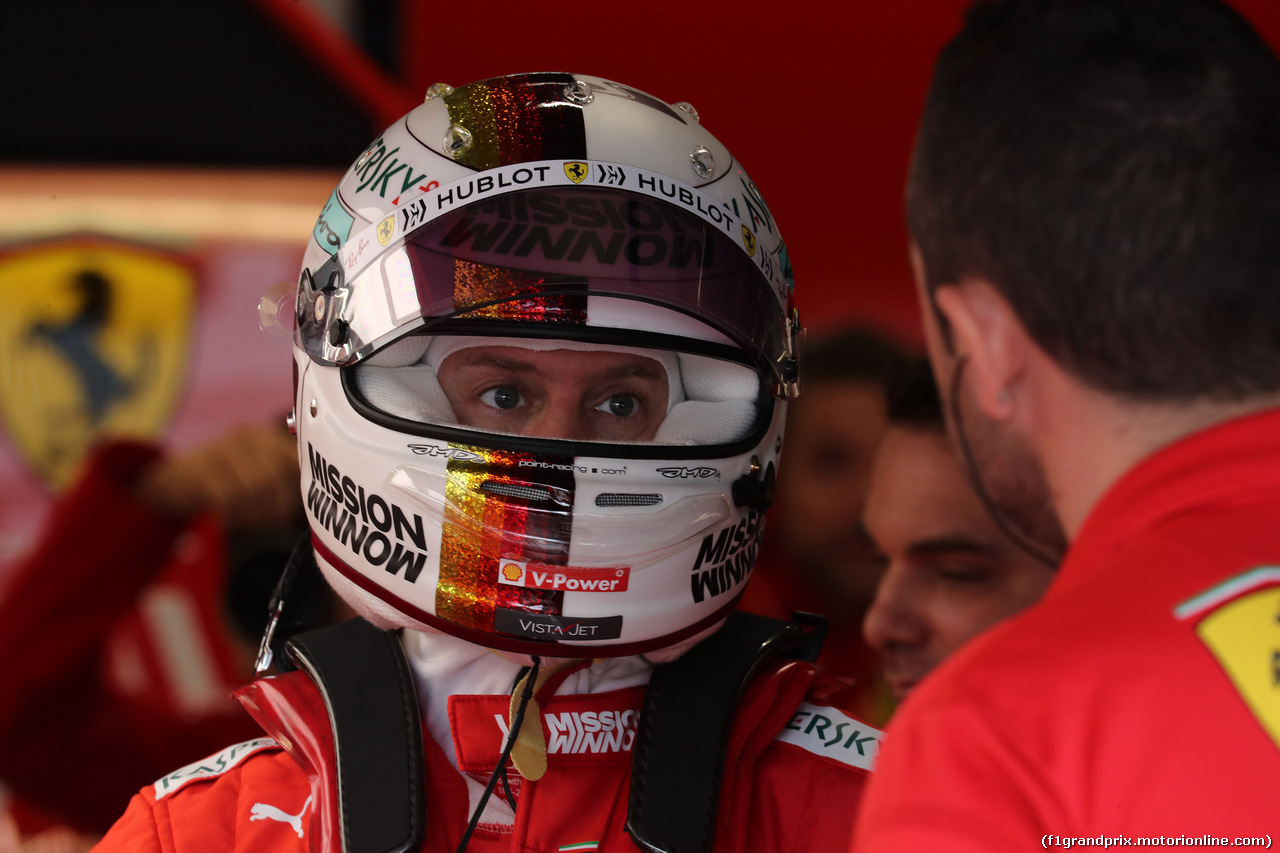 GP BRASILE, 16.11.2019 - Prove Libere 3, Sebastian Vettel (GER) Ferrari SF90