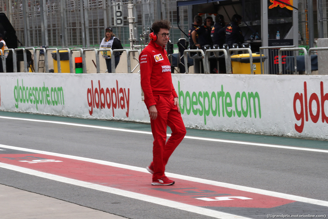 GP BRASILE, 16.11.2019 - Prove Libere 3, Mattia Binotto (ITA) Ferrari Team Principal