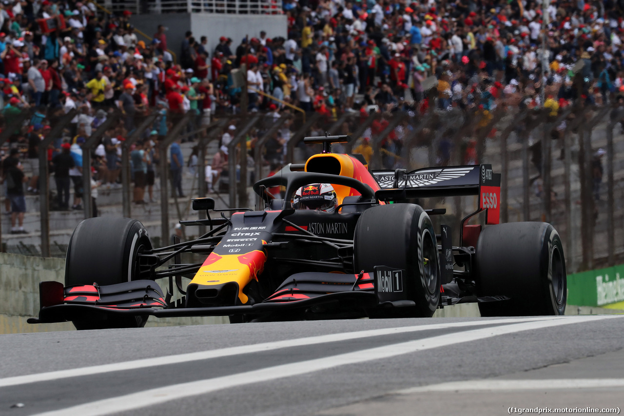 GP BRASILE, 16.11.2019 - Prove Libere 3, Max Verstappen (NED) Red Bull Racing RB15