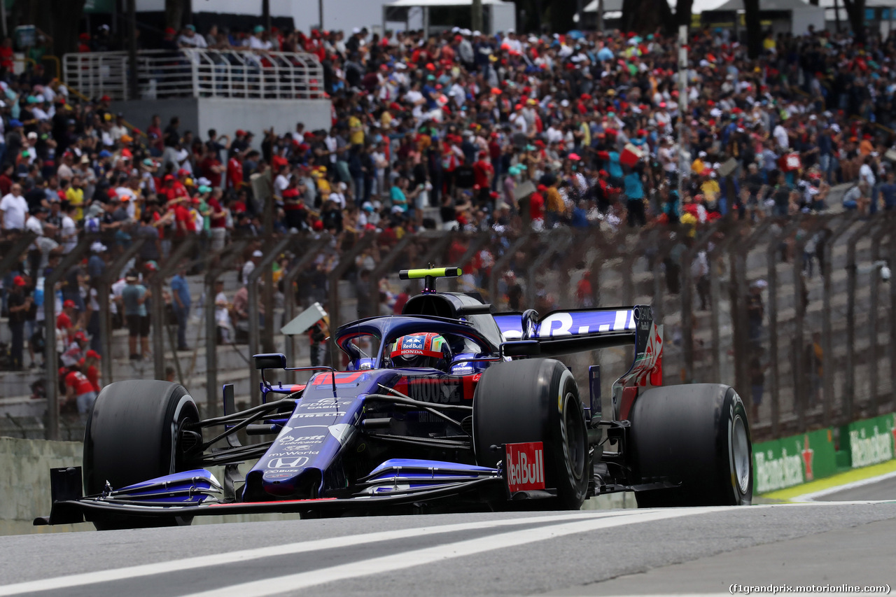 GP BRASILE, 16.11.2019 - Prove Libere 3, Pierre Gasly (FRA) Scuderia Toro Rosso STR14