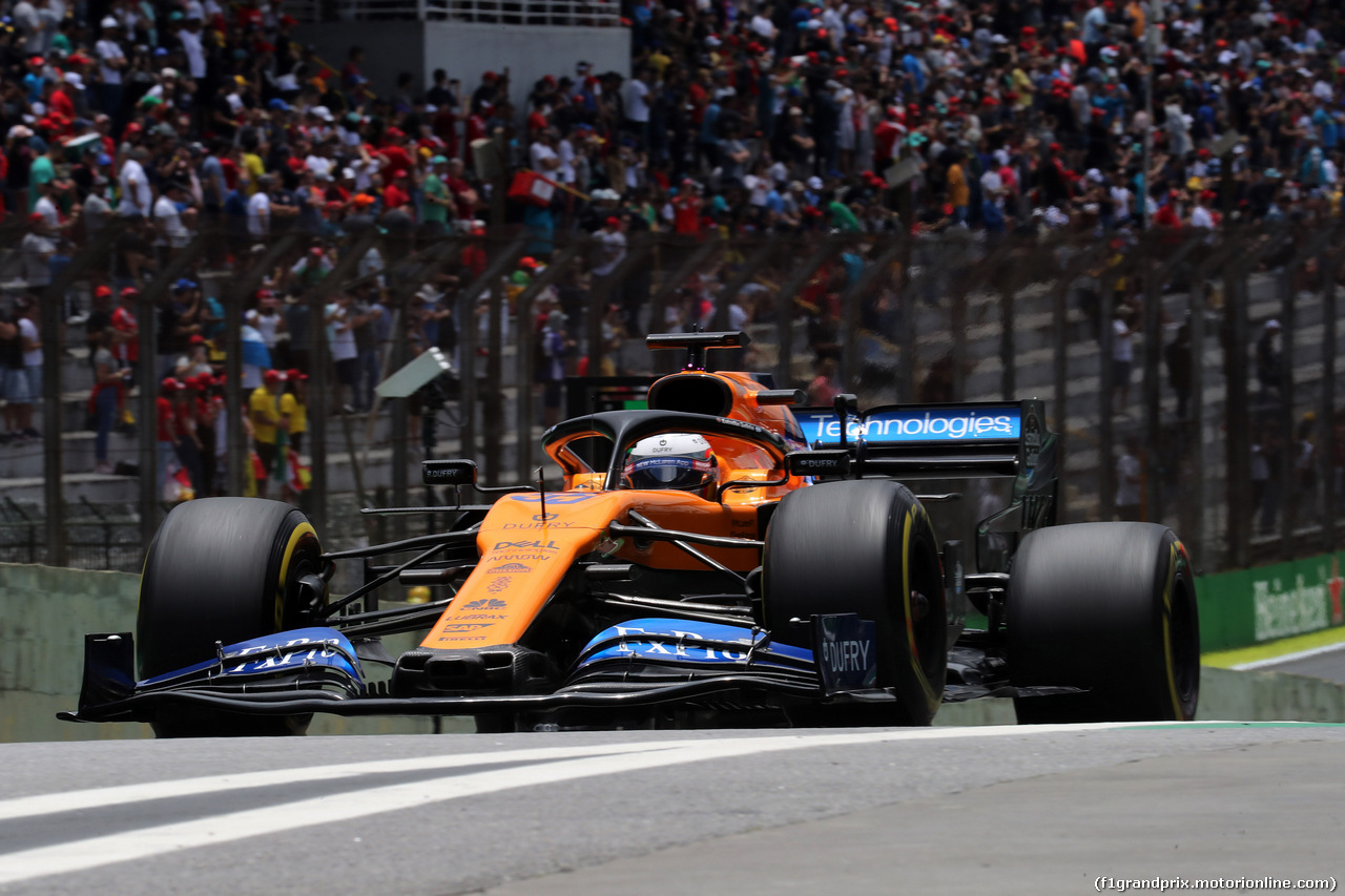 GP BRASILE, 16.11.2019 - Prove Libere 3, Carlos Sainz Jr (ESP) Mclaren F1 Team MCL34