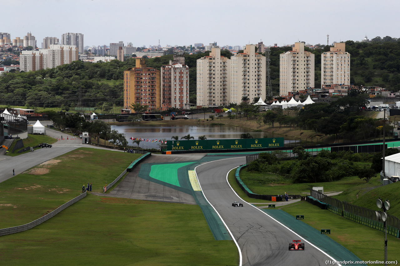 GP BRASILE, 16.11.2019 - Prove Libere 3, Sebastian Vettel (GER) Ferrari SF90