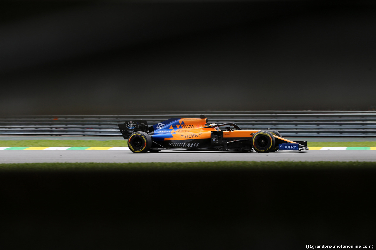 GP BRASILE, 16.11.2019 - Prove Libere 3, Carlos Sainz Jr (ESP) Mclaren F1 Team MCL34