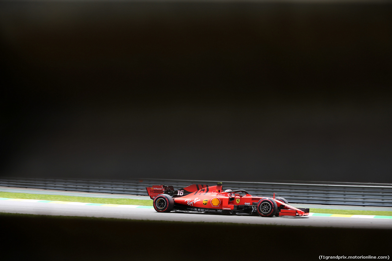 GP BRASILE, 16.11.2019 - Prove Libere 3, Charles Leclerc (MON) Ferrari SF90