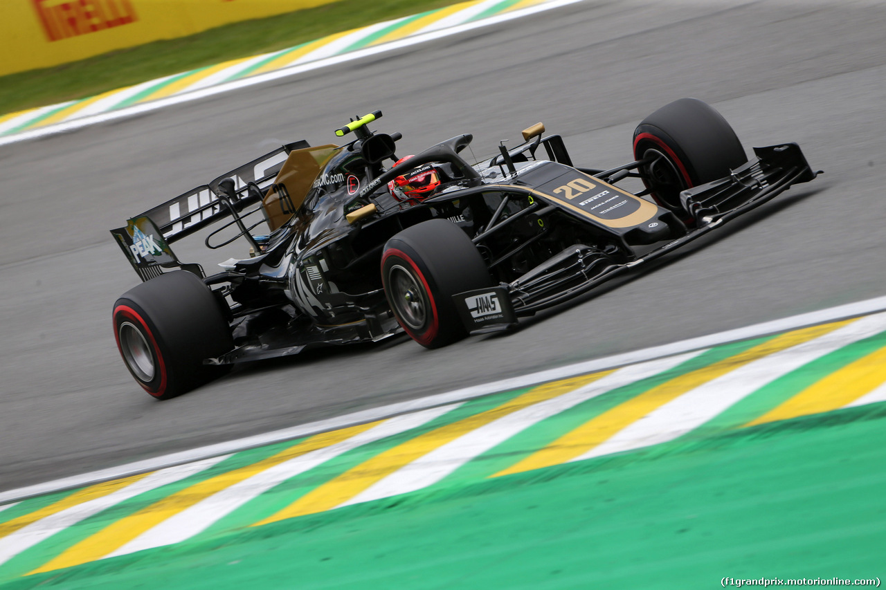 GP BRASILE, 16.11.2019 - Prove Libere 3, Kevin Magnussen (DEN) Haas F1 Team VF-19