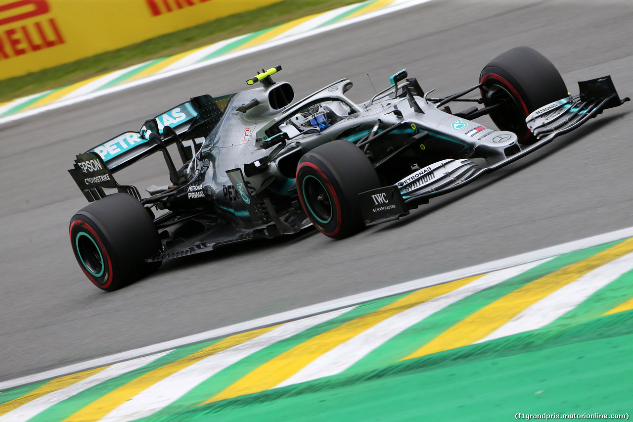 GP BRASILE, 16.11.2019 - Prove Libere 3, Valtteri Bottas (FIN) Mercedes AMG F1 W010