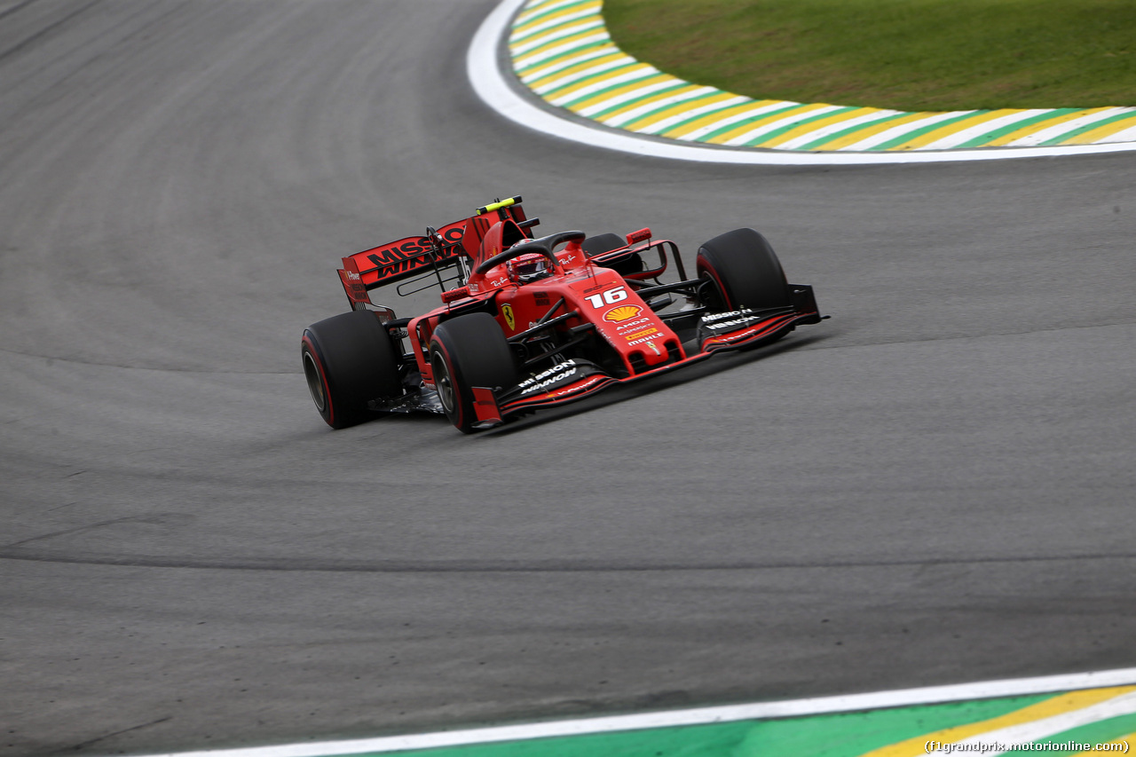 GP BRASILE, 16.11.2019 - Prove Libere 3, Charles Leclerc (MON) Ferrari SF90