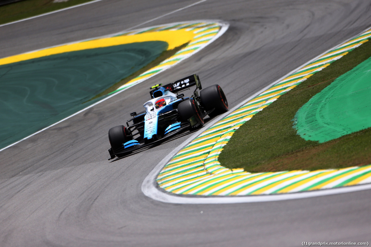 GP BRASILE, 16.11.2019 - Prove Libere 3, Robert Kubica (POL) Williams Racing FW42