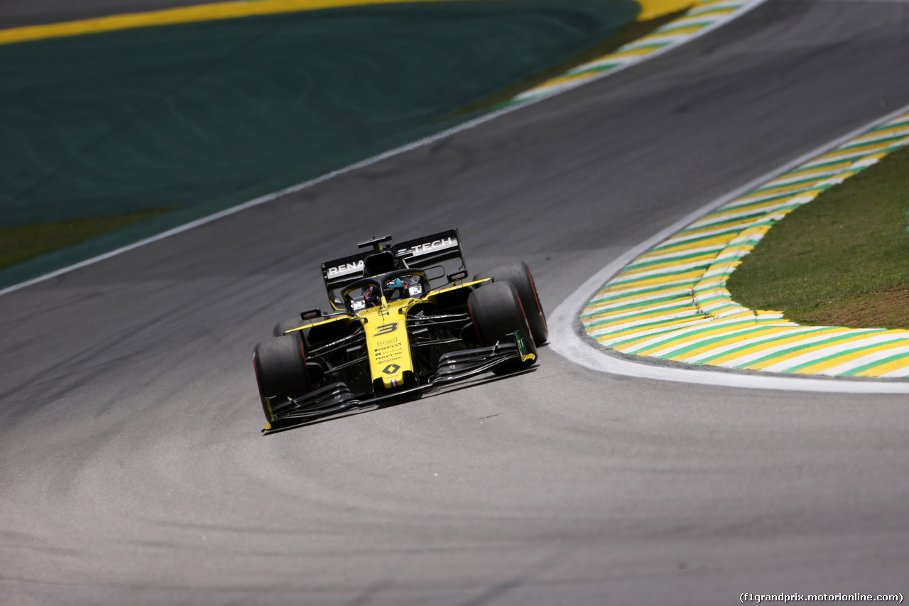 GP BRASILE, 16.11.2019 - Prove Libere 3, Daniel Ricciardo (AUS) Renault Sport F1 Team RS19