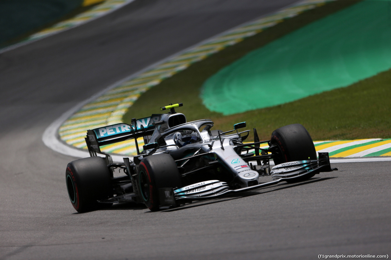 GP BRASILE, 16.11.2019 - Prove Libere 3, Valtteri Bottas (FIN) Mercedes AMG F1 W010