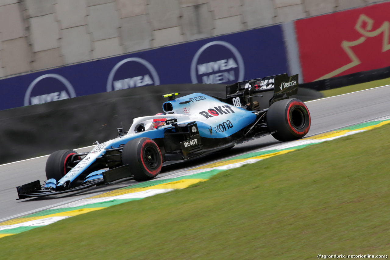 GP BRASILE, 16.11.2019 - Prove Libere 3, Robert Kubica (POL) Williams Racing FW42