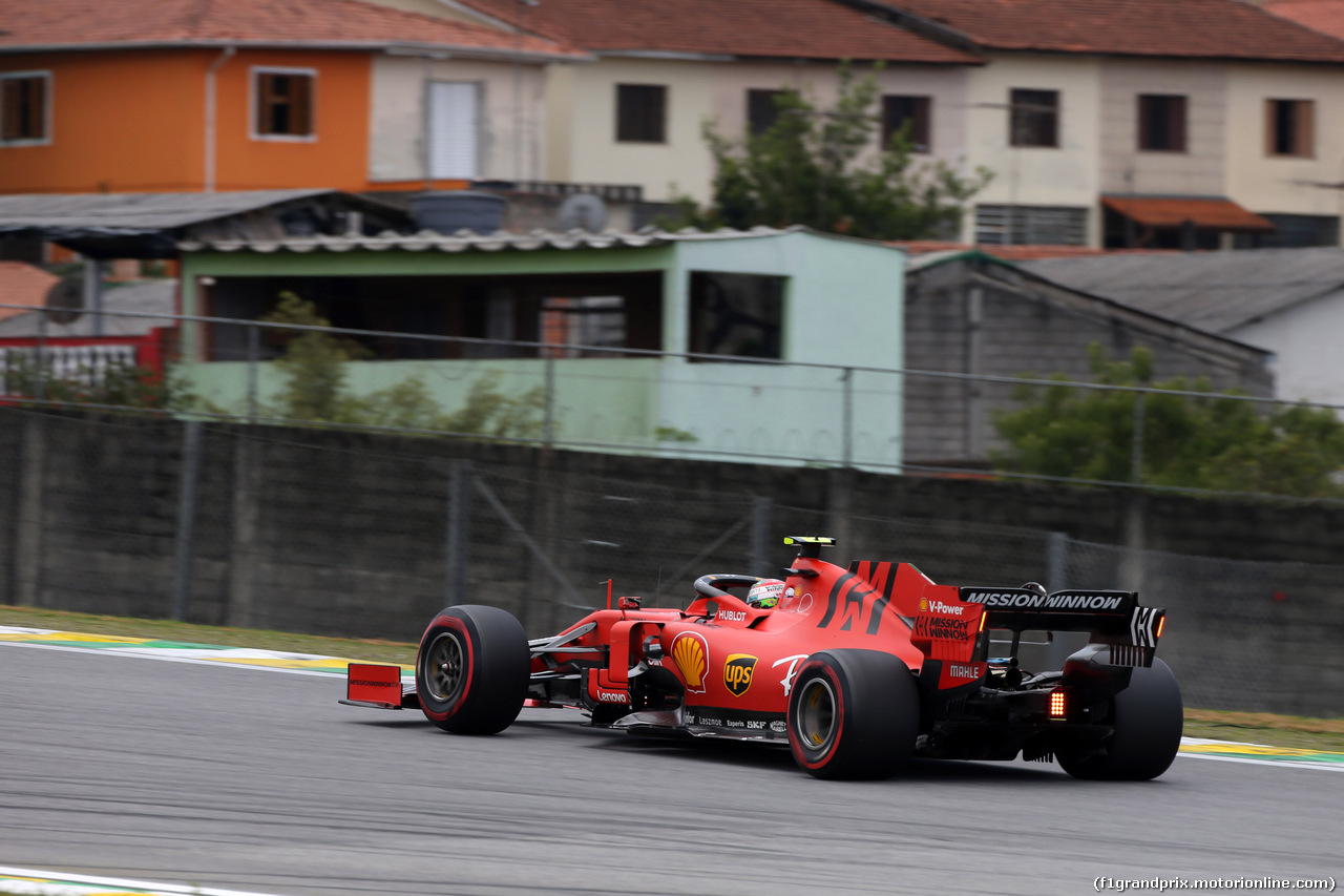 GP BRASILE, 16.11.2019 - Prove Libere 3, Charles Leclerc (MON) Ferrari SF90