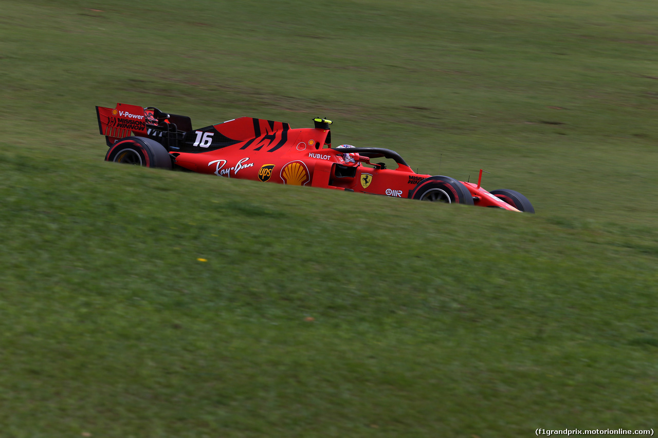 GP BRASILE, 16.11.2019 - Prove Libere 3, Charles Leclerc (MON) Ferrari SF90