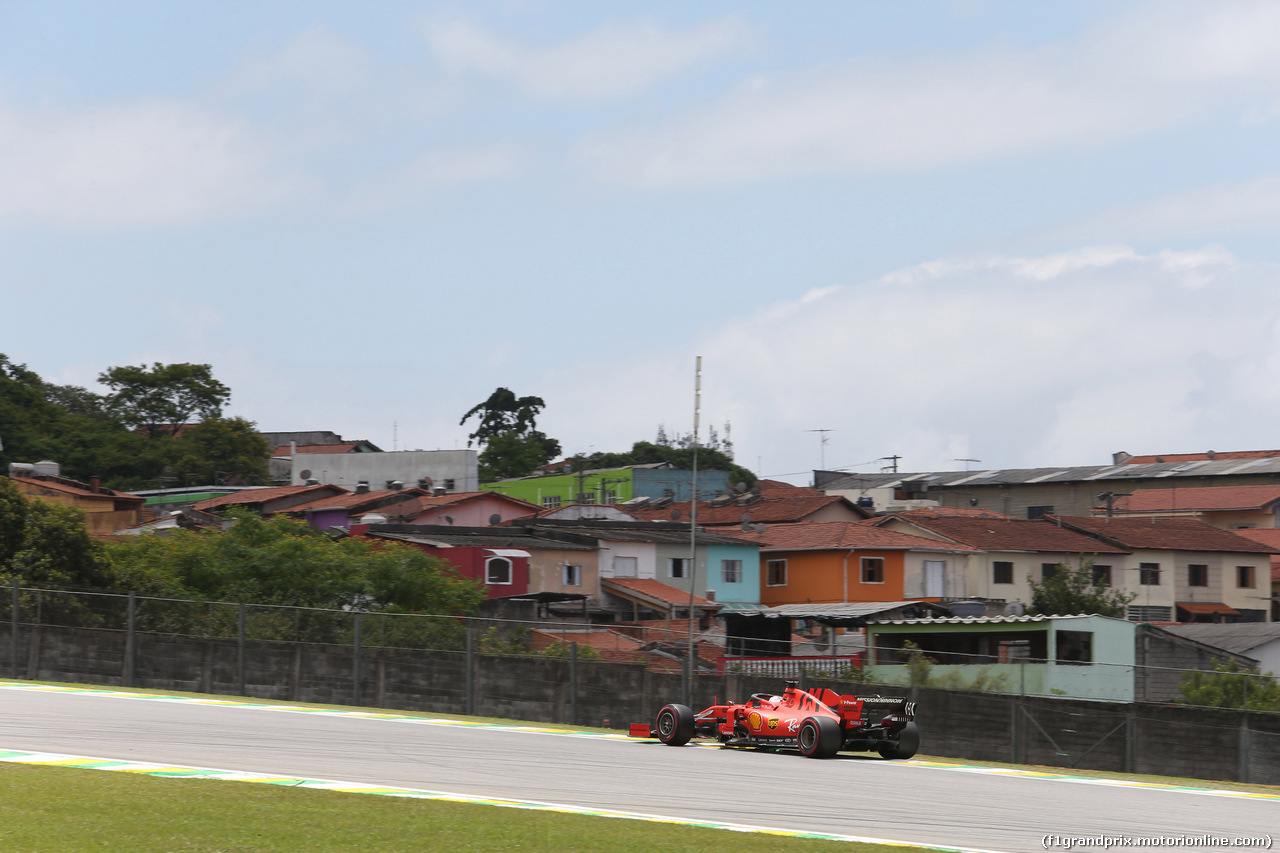 GP BRASILE, 16.11.2019 - Prove Libere 3, Sebastian Vettel (GER) Ferrari SF90