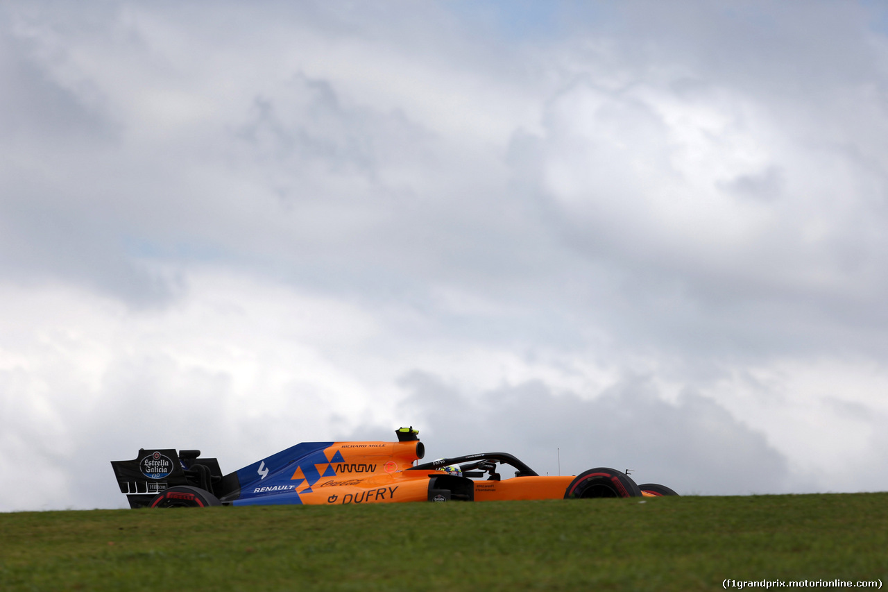 GP BRASILE, 16.11.2019 - Prove Libere 3, Lando Norris (GBR) Mclaren F1 Team MCL34