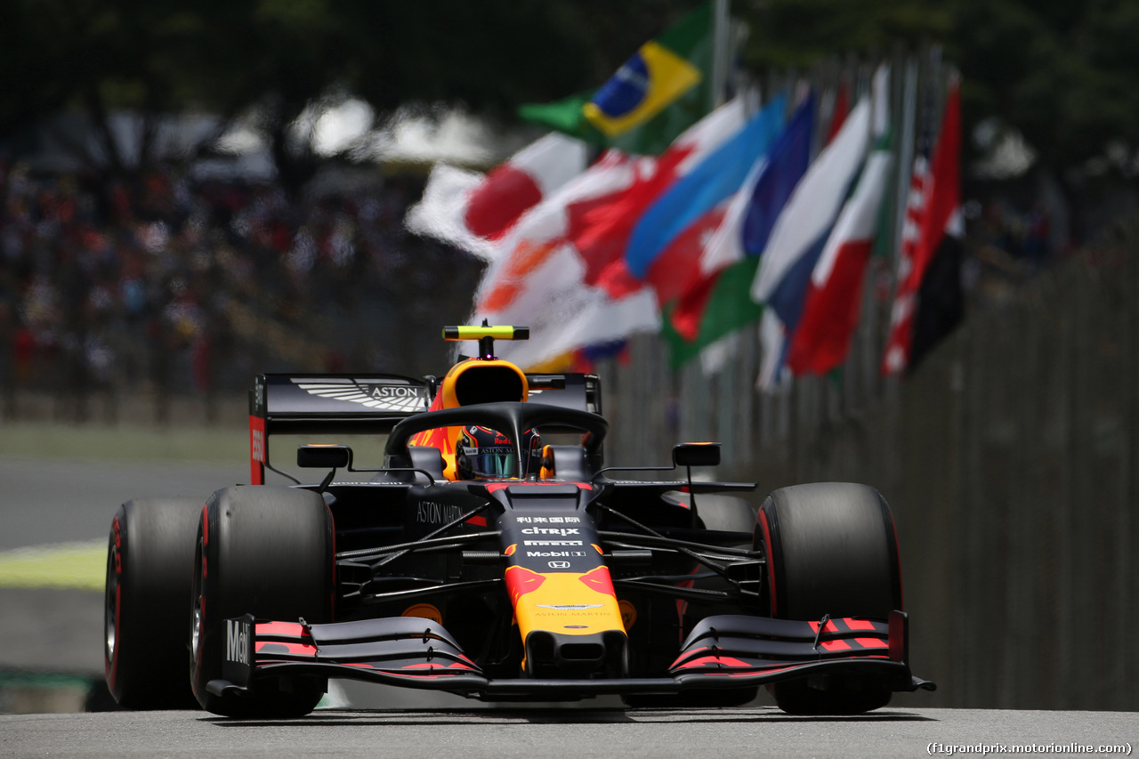 GP BRASILE, 16.11.2019 - Prove Libere 3, Alexander Albon (THA) Red Bull Racing RB15