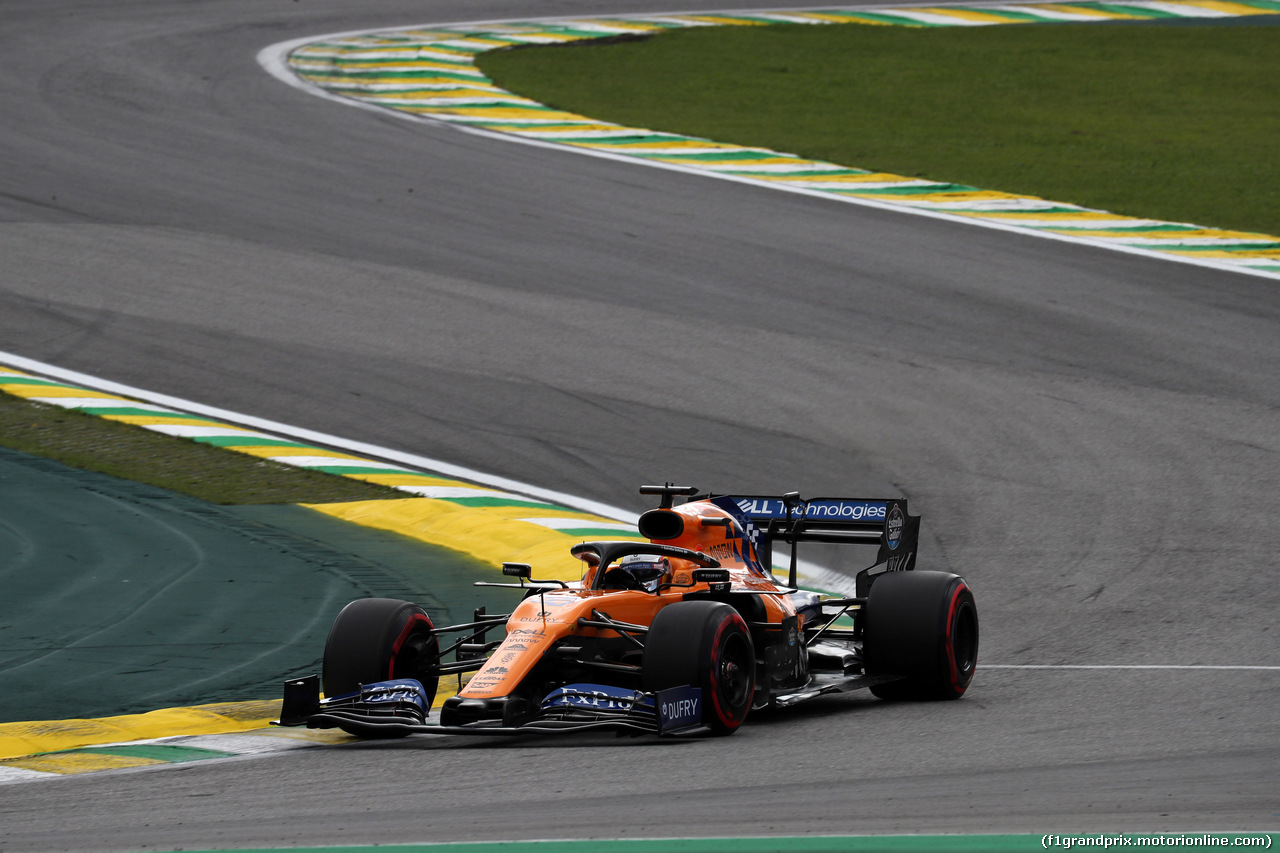 GP BRASILE, 16.11.2019 - Qualifiche, Carlos Sainz Jr (ESP) Mclaren F1 Team MCL34