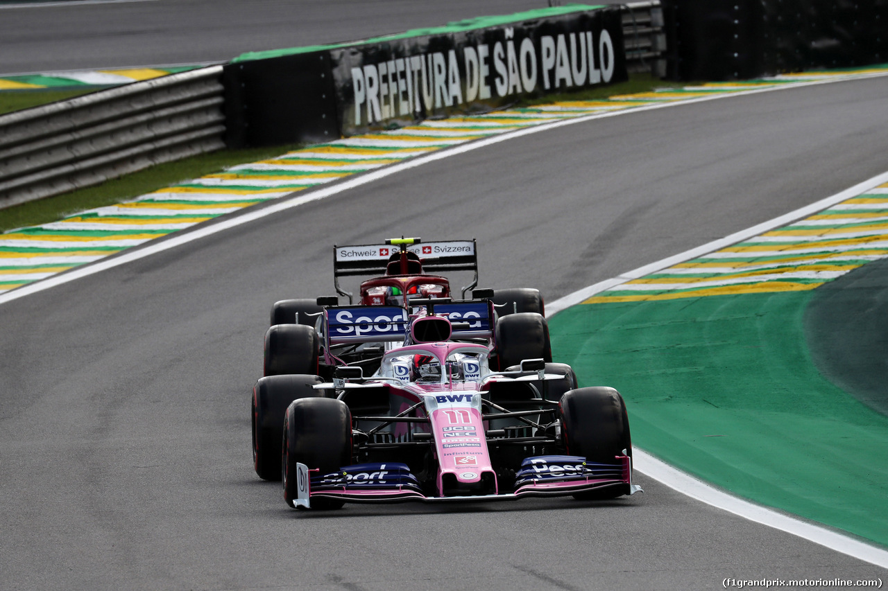 GP BRASILE, 16.11.2019 - Qualifiche, Sergio Perez (MEX) Racing Point F1 Team RP19