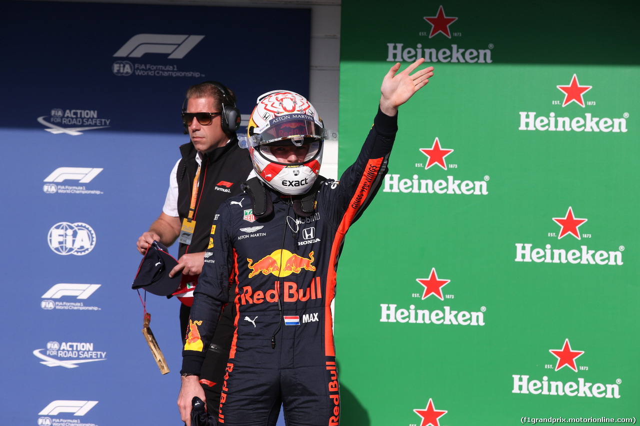 GP BRASILE, 16.11.2019 - Qualifiche, Max Verstappen (NED) Red Bull Racing RB15 pole position