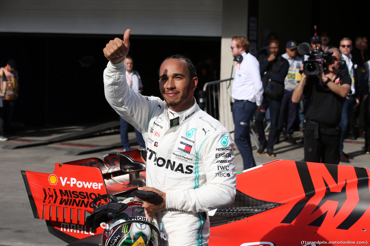 GP BRASILE, 16.11.2019 - Qualifiche, 3rd place Lewis Hamilton (GBR) Mercedes AMG F1 W10