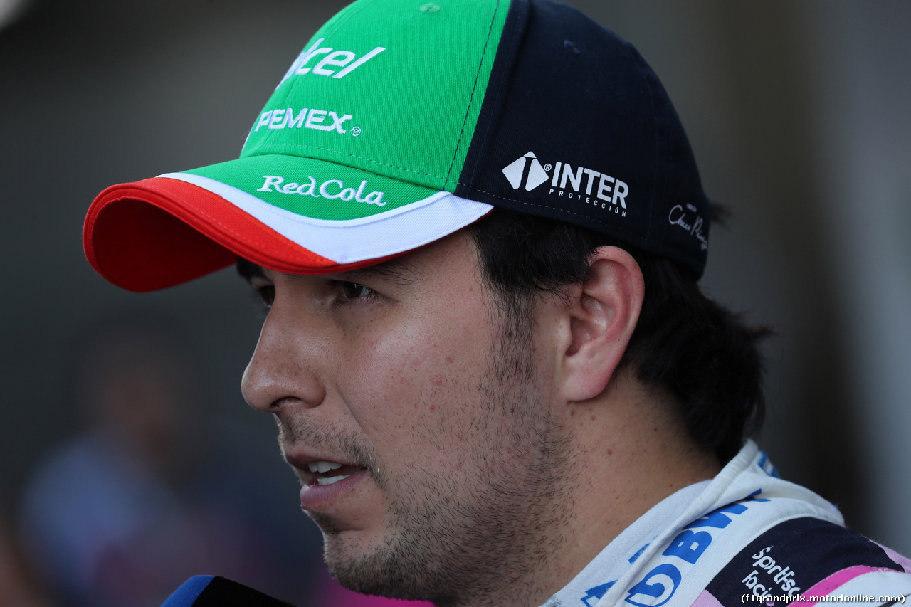 GP BRASILE, 16.11.2019 - Qualifiche, Sergio Perez (MEX) Racing Point F1 Team RP19