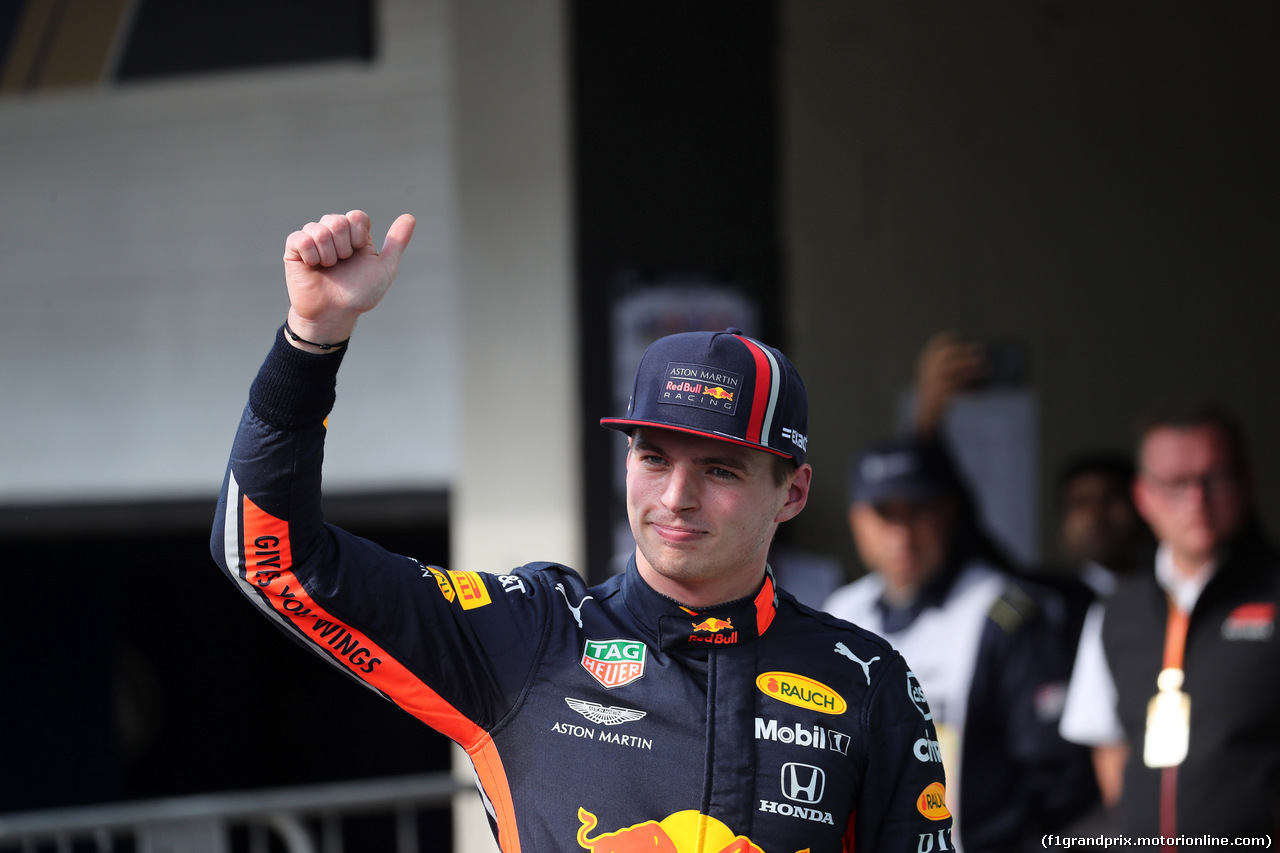 GP BRASILE, 16.11.2019 - Qualifiche, Max Verstappen (NED) Red Bull Racing RB15 pole position