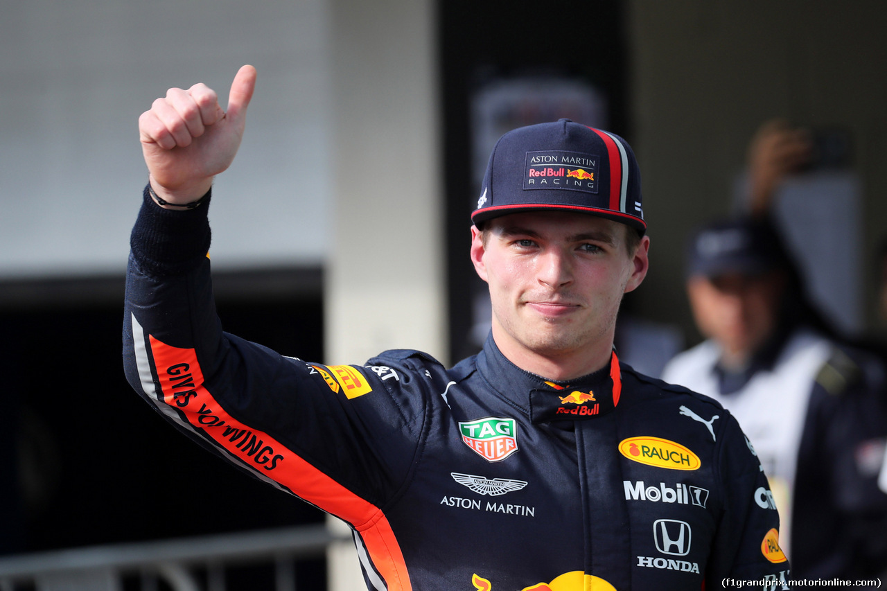 GP BRASILE, 16.11.2019 - Qualifiche, Max Verstappen (NED) Red Bull Racing RB15 pole position