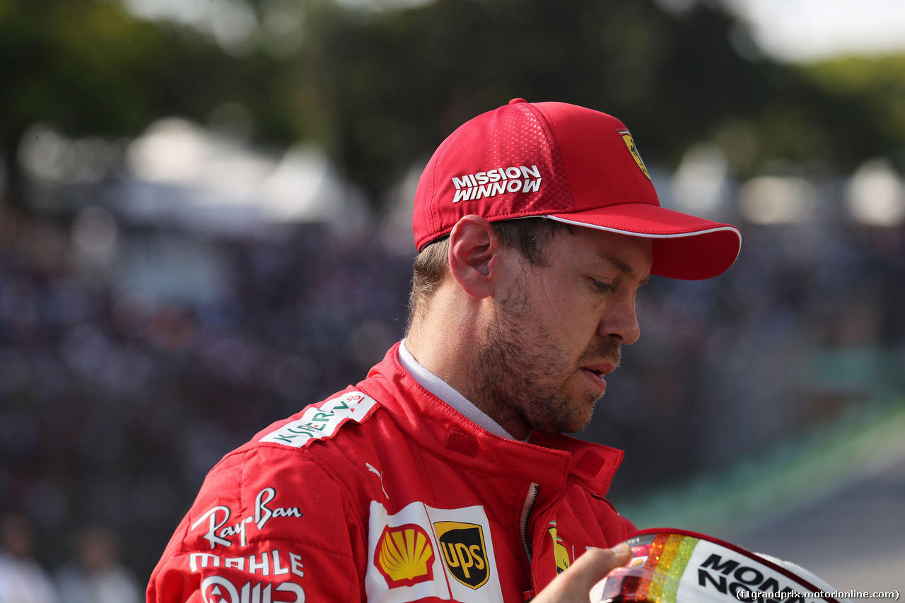 GP BRASILE, 16.11.2019 - Qualifiche, 2nd place Sebastian Vettel (GER) Ferrari SF90