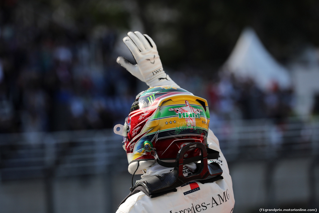 GP BRASILE, 16.11.2019 - Qualifiche, 3rd place Lewis Hamilton (GBR) Mercedes AMG F1 W10