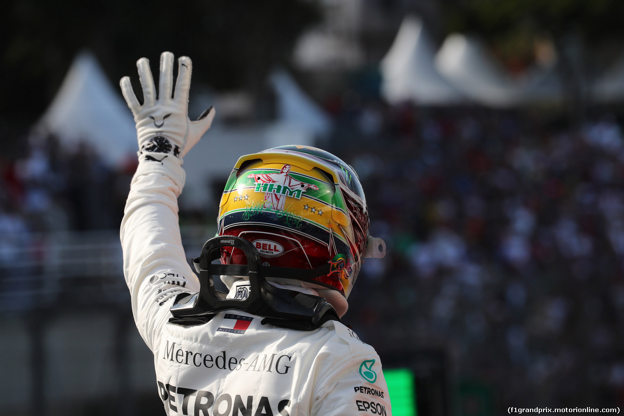 GP BRASILE, 16.11.2019 - Qualifiche, 3rd place Lewis Hamilton (GBR) Mercedes AMG F1 W10