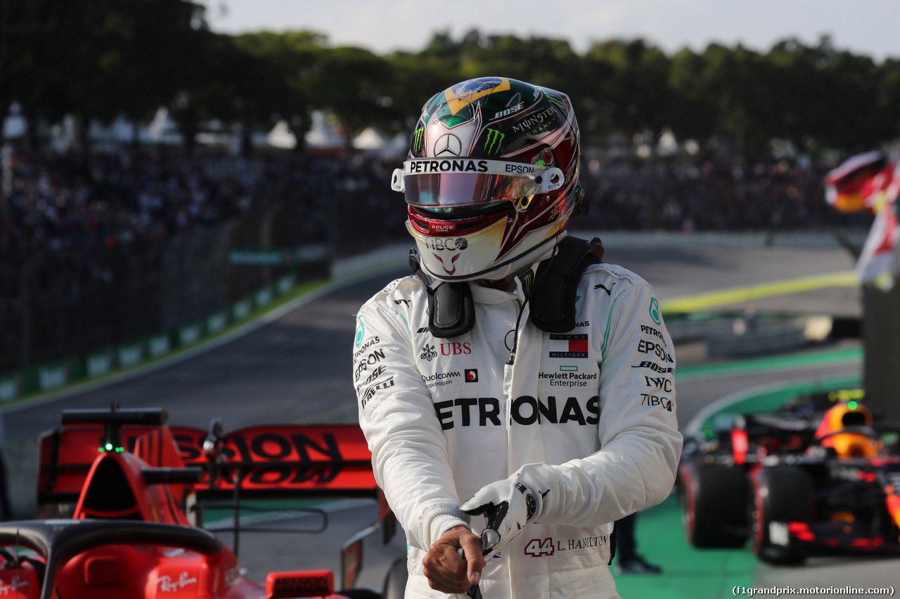 GP BRASILE, 16.11.2019 - Qualifiche, 3rd place Lewis Hamilton (GBR) Mercedes AMG F1 W10