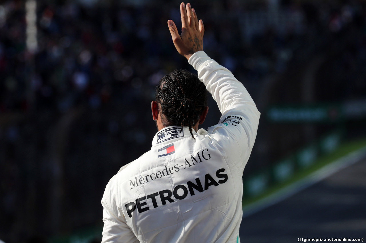 GP BRASILE, 16.11.2019 - Qualifiche, 3rd place Lewis Hamilton (GBR) Mercedes AMG F1 W10