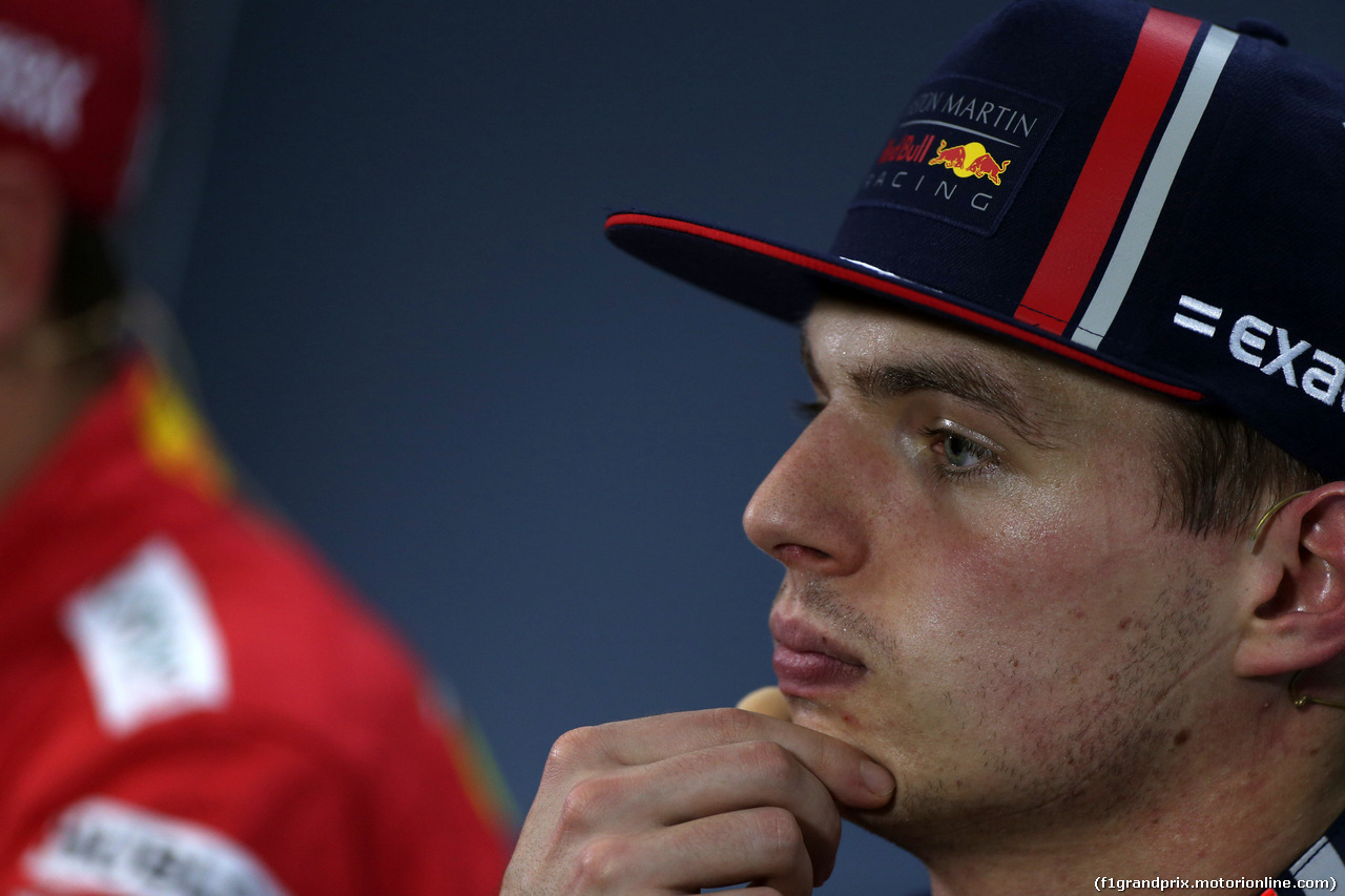 GP BRASILE, 16.11.2019 - Qualifiche, Conferenza Stampa, Max Verstappen (NED) Red Bull Racing RB15