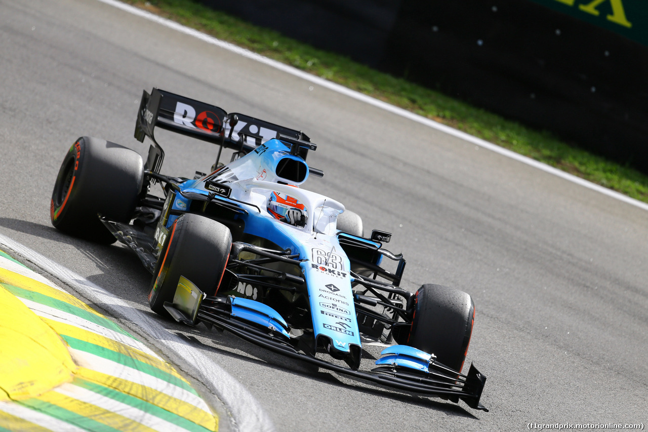 GP BRASILE, 16.11.2019 - Qualifiche, George Russell (GBR) Williams Racing FW42