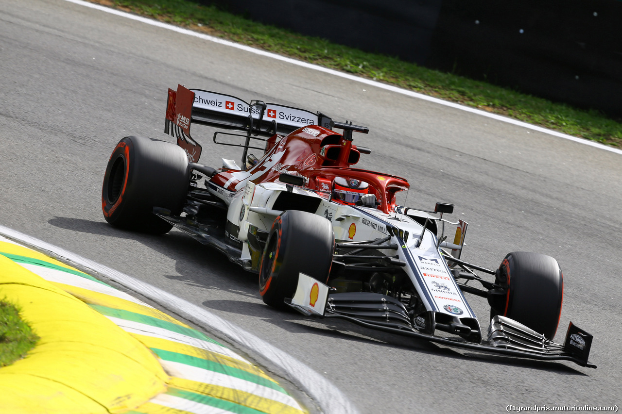 GP BRASILE, 16.11.2019 - Qualifiche, Kimi Raikkonen (FIN) Alfa Romeo Racing C38