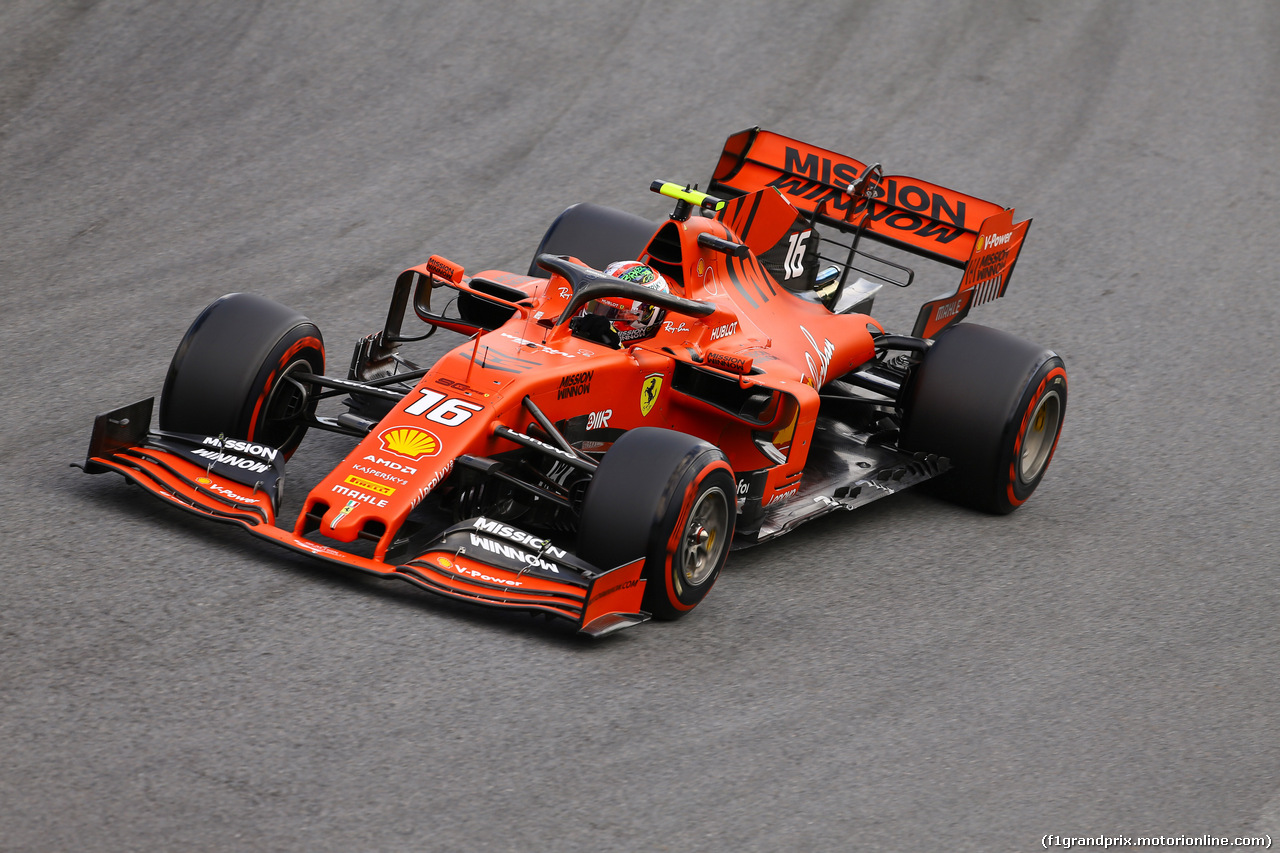 GP BRASILE, 16.11.2019 - Qualifiche, Charles Leclerc (MON) Ferrari SF90