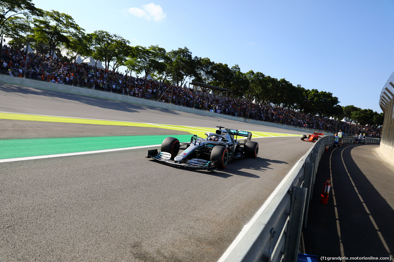 GP BRASILE, 16.11.2019 - Qualifiche, Lewis Hamilton (GBR) Mercedes AMG F1 W10