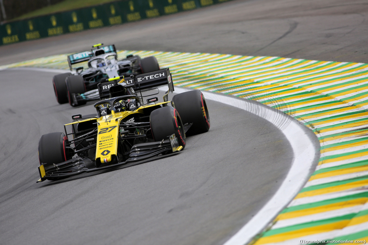 GP BRASILE, 16.11.2019 - Qualifiche, Nico Hulkenberg (GER) Renault Sport F1 Team RS19