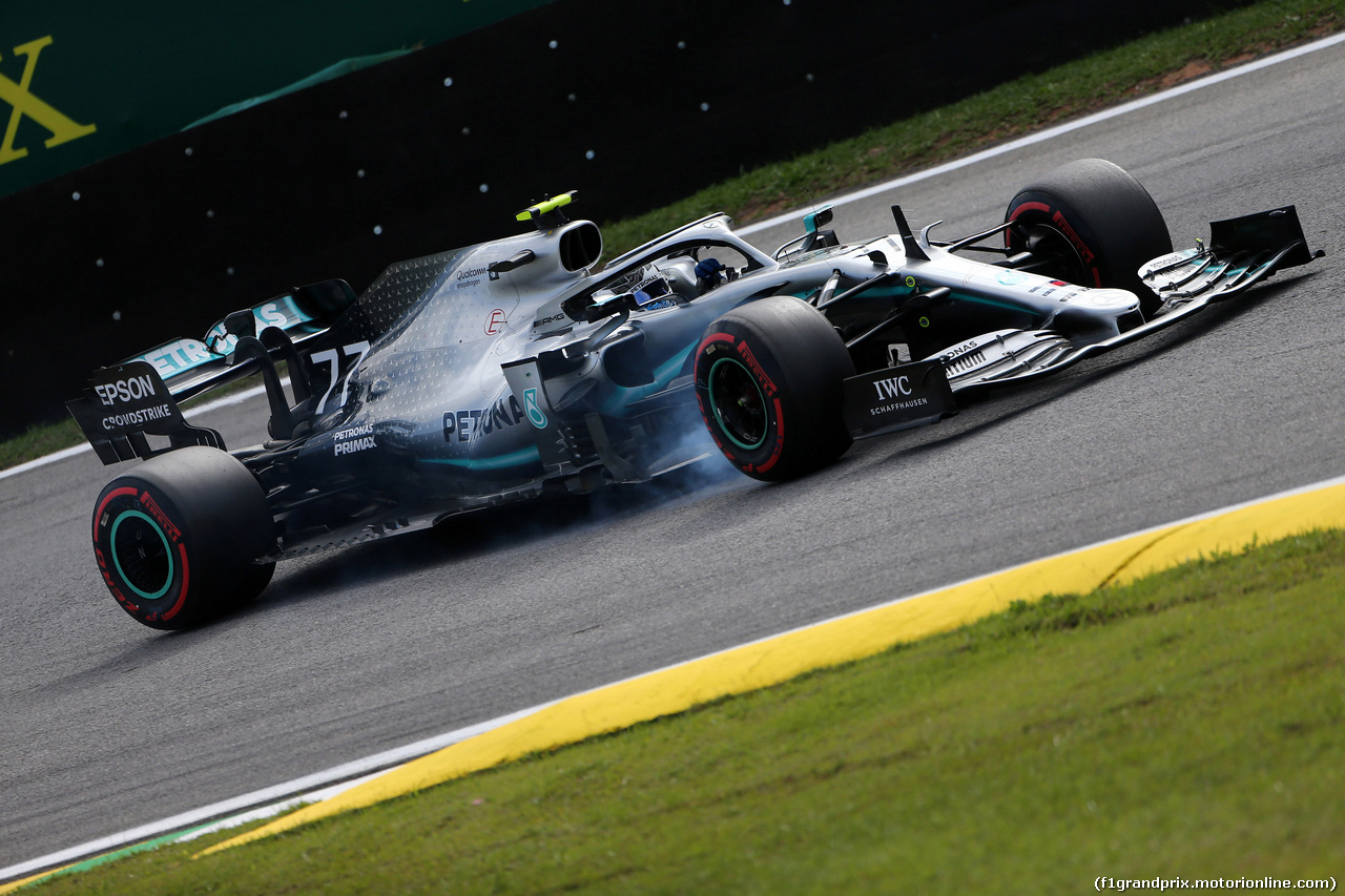 GP BRASILE, 16.11.2019 - Qualifiche, Valtteri Bottas (FIN) Mercedes AMG F1 W010