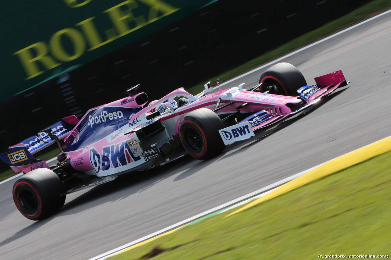 GP BRASILE, 16.11.2019 - Qualifiche, Sergio Perez (MEX) Racing Point F1 Team RP19