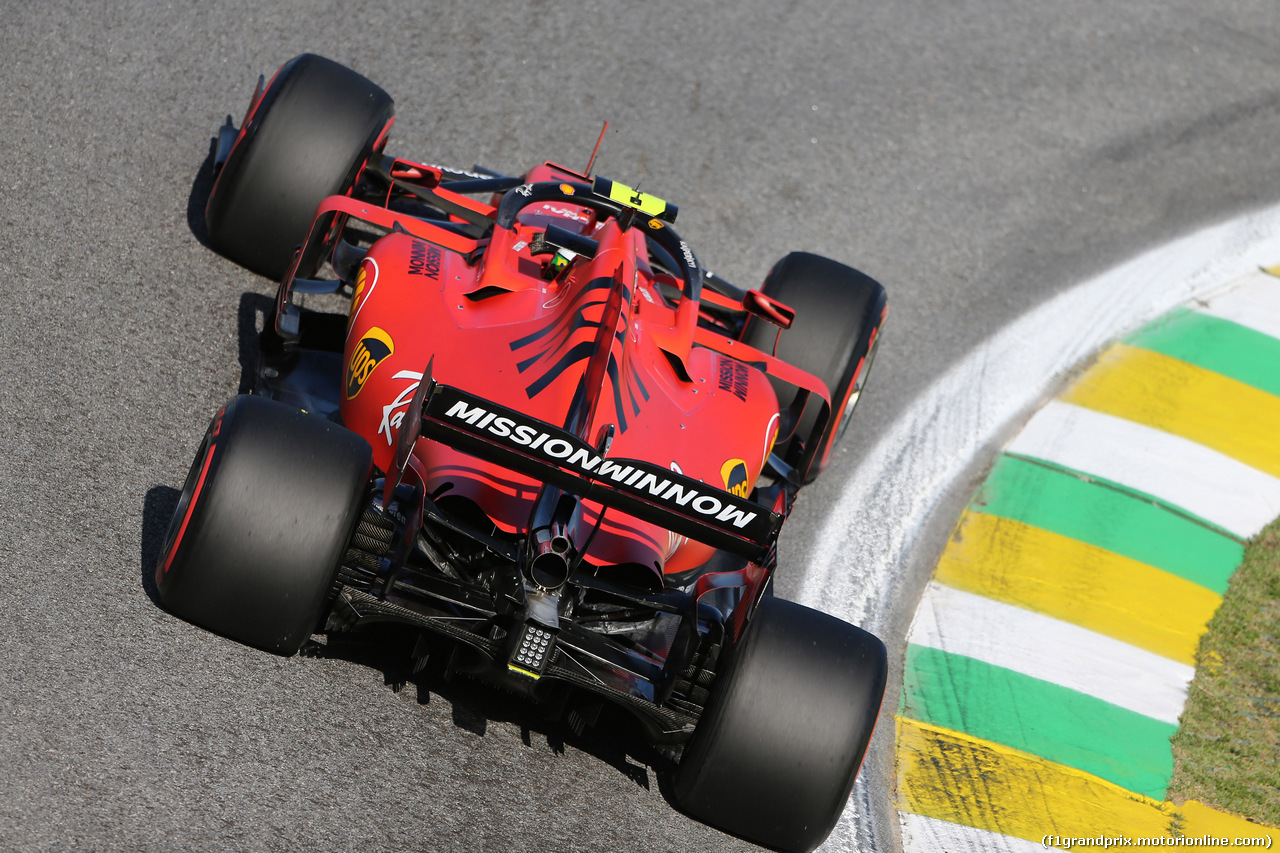 GP BRASILE, 16.11.2019 - Qualifiche, Charles Leclerc (MON) Ferrari SF90