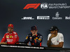 GP BRASILE, 16.11.2019 - Qualifiche, Conferenza Stampa, Sebastian Vettel (GER) Ferrari SF90, Max Verstappen (NED) Red Bull Racing RB15 e Lewis Hamilton (GBR) Mercedes AMG F1 W10