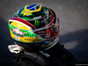 GP BRASILE, 16.11.2019 - Qualifiche, The helmet of Lewis Hamilton (GBR) Mercedes AMG F1 W10